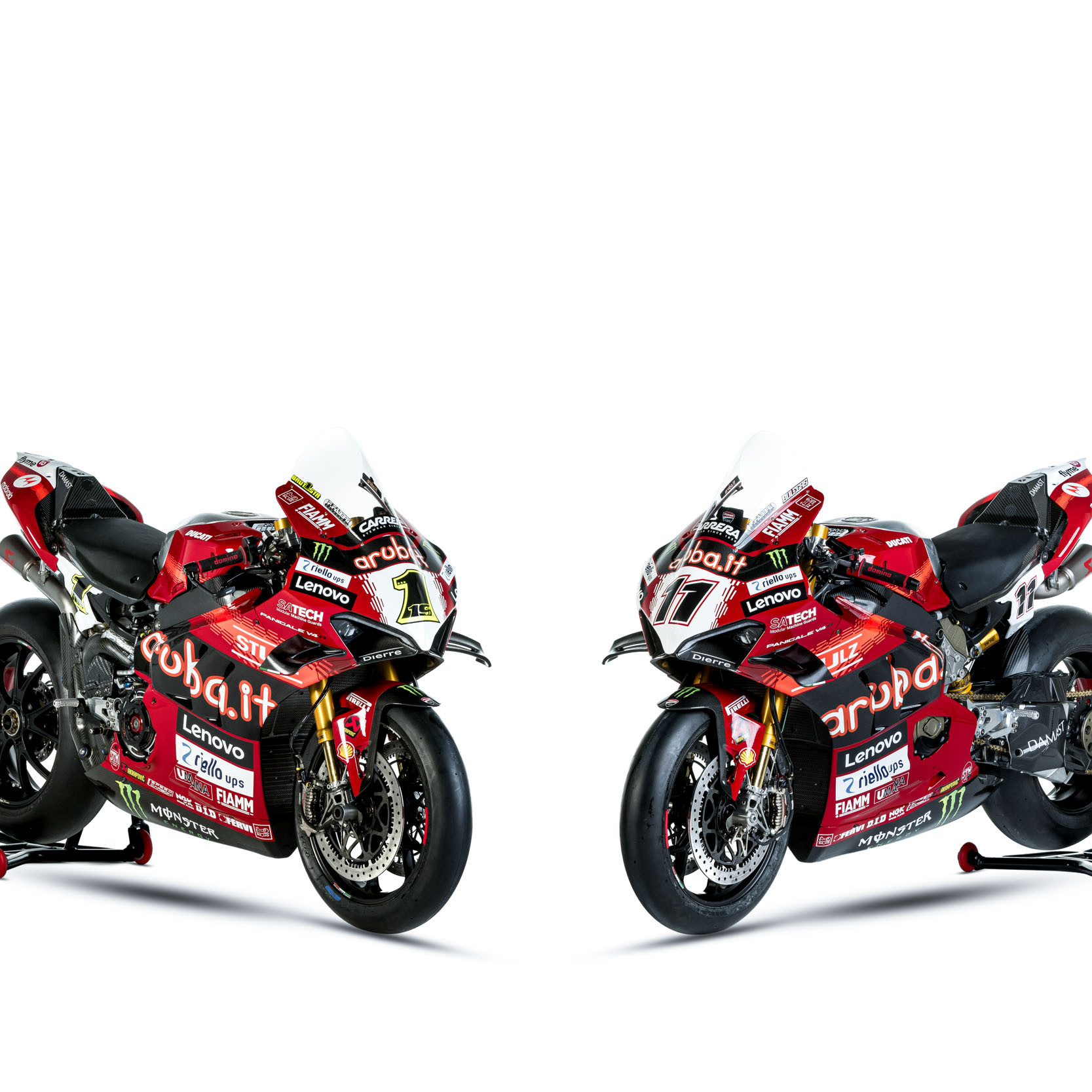 Alvaro Bautista and Nicolo Bulega